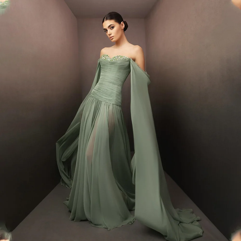 Mint Long Rubbon Beaed Sweeteart Tull A Line Prom Dresses Side Slit Custom Made 2026 Formal Party Grown
Mint Long Rubbon Beaed Sweeteart Tull A Line Prom Dresses Side Slit Custom Made 2026 Formal Party Grown