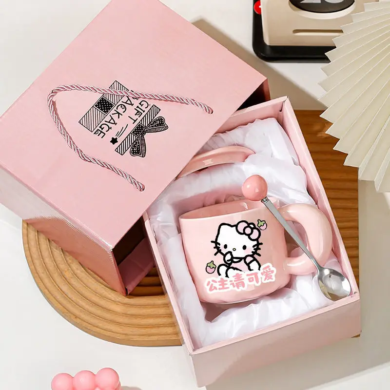 Sweet Hello Kitty Anime Kawaii Sanrio Ceramic Cups Cute Cartoon Water Milk Mugs Pendant Decoration Birthday Gifts Toys for Girls
Sweet Hello Kitty Anime Kawaii Sanrio Ceramic Cups Cute Cartoon Water Milk Mugs Pendant Decoration Birthday Gifts Toys for Girls