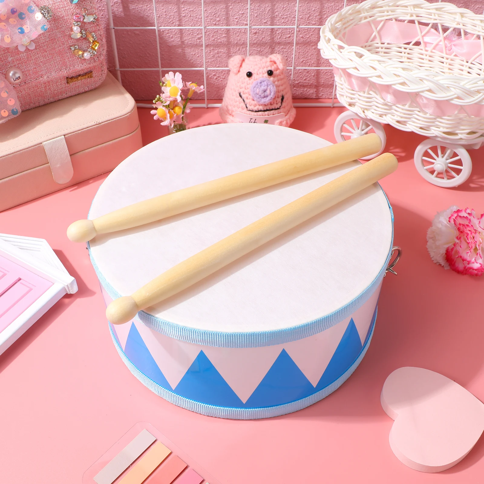 Imitation Sheepskin Music Toy for Toddlers Kids Snare Drum Percussion Instrument Wooden Baby Gifts Toys
Imitation Sheepskin Music Toy for Toddlers Kids Snare Drum Percussion Instrument Wooden Baby Gifts Toys