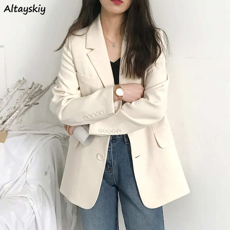New Blazers Women Hot Sale Long Sleeve Single Breasted Outwear Elegant Office Lady S-3XL Loose Suits Female Daily Spring Autumn
New Blazers Women Hot Sale Long Sleeve Single Breasted Outwear Elegant Office Lady S-3XL Loose Suits Female Daily Spring Autumn