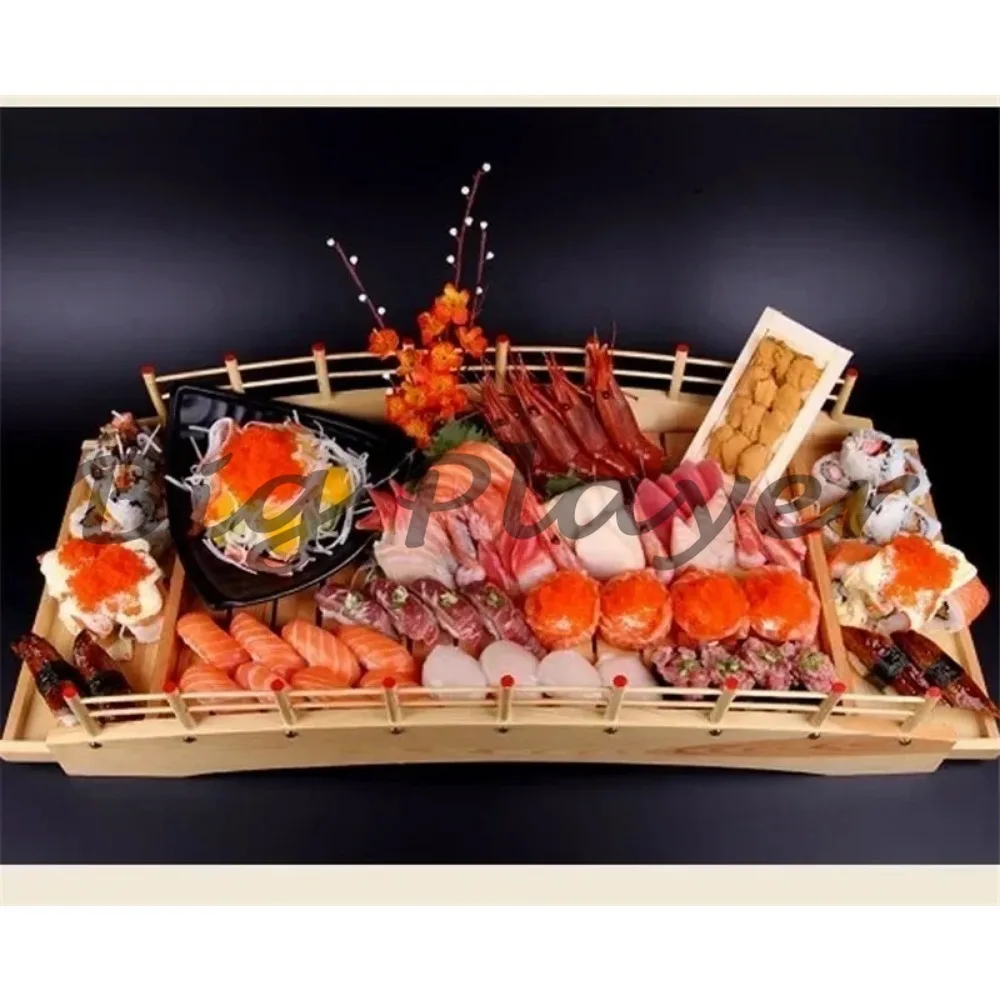 Handmade Japanese Pine Sushi Boat - Elegant Sashimi Plate Tableware Decoration Ornament
Handmade Japanese Pine Sushi Boat - Elegant Sashimi Plate Tableware Decoration Ornament