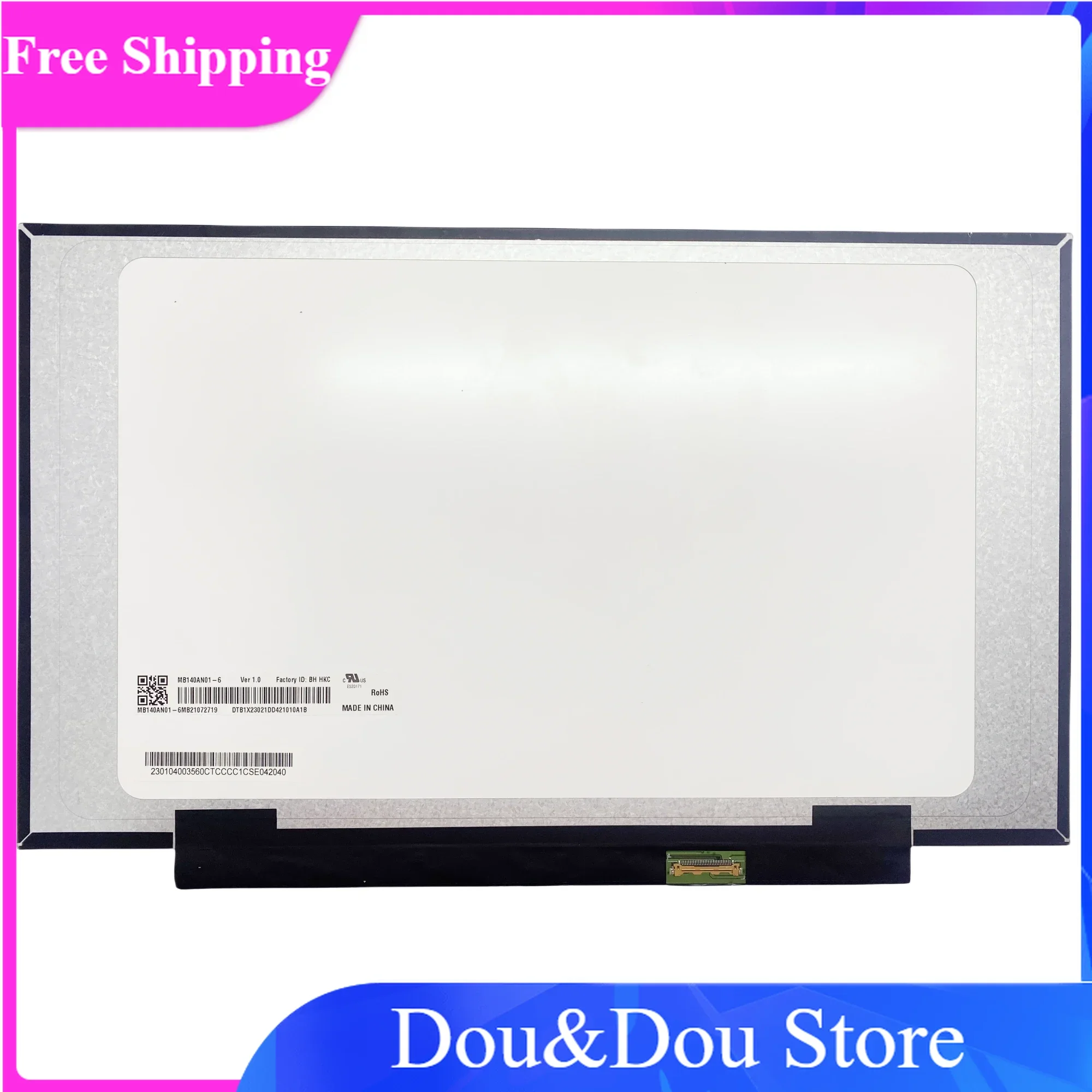 MB140AN01-6 14 inch Panel 1366x768 30 pins Replacement Matrix Laptop LCD Screen Display
MB140AN01-6 14 inch Panel 1366x768 30 pins Replacement Matrix Laptop LCD Screen Display