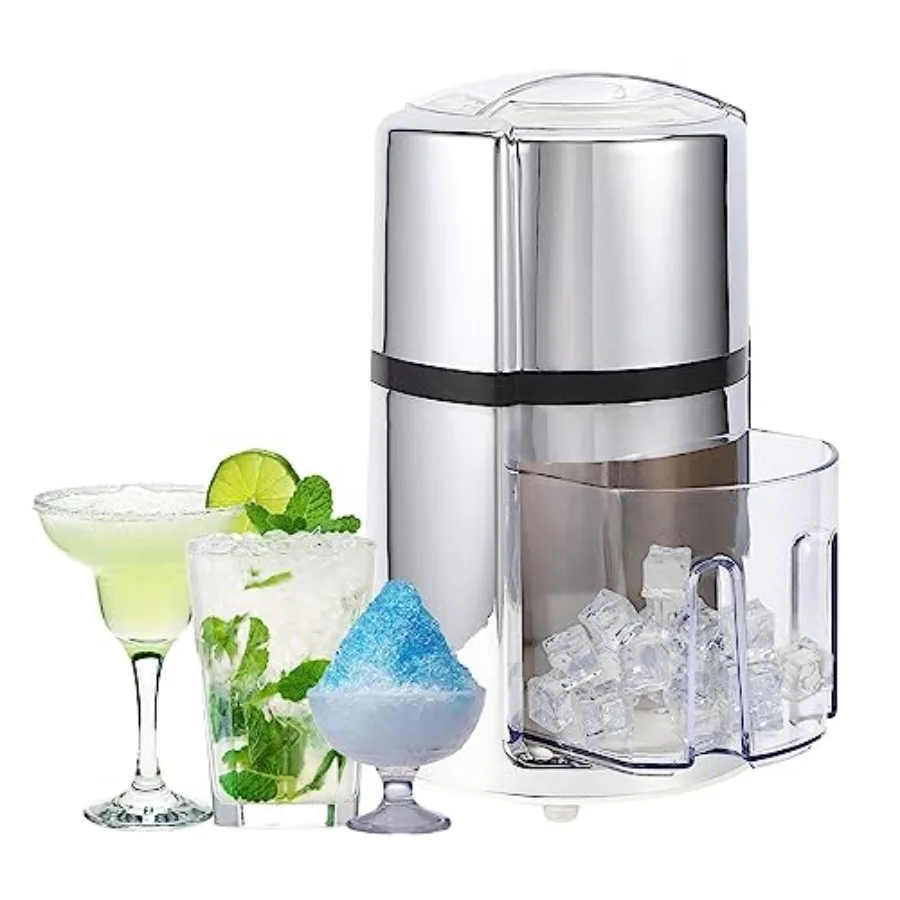 Manual Ice Crusher, Ice Crusher with Stainless Steel Rotary Blade, Hand Crank Ice Crusher Portable Cocktails Ice Cube Crushed S
Manual Ice Crusher, Ice Crusher with Stainless Steel Rotary Blade, Hand Crank Ice Crusher Portable Cocktails Ice Cube Crushed S