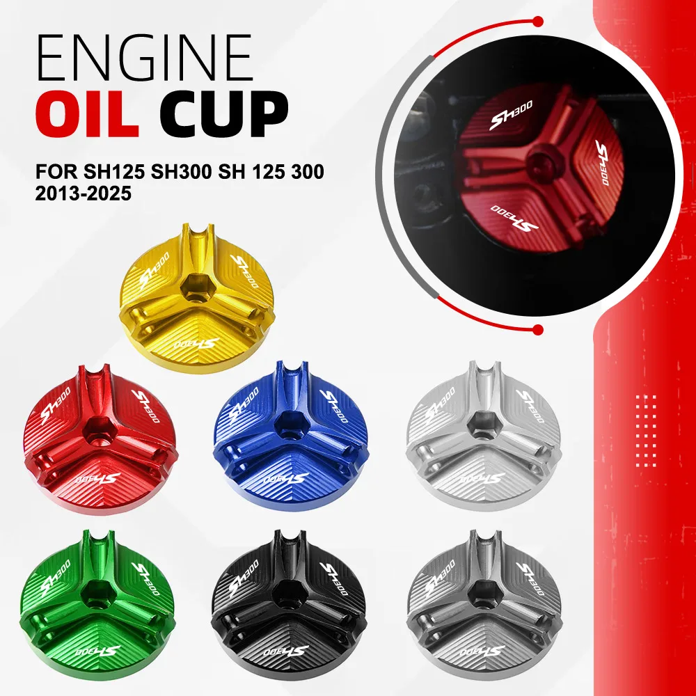 Engine Oil CUP For Honda SH125 SH300 SH 125 300 2013 2014 2015 - 2024 2025 Motorcycle Engine Oil Drain Plug Sump Nut Cup Cover
Engine Oil CUP For Honda SH125 SH300 SH 125 300 2013 2014 2015 - 2024 2025 Motorcycle Engine Oil Drain Plug Sump Nut Cup Cover