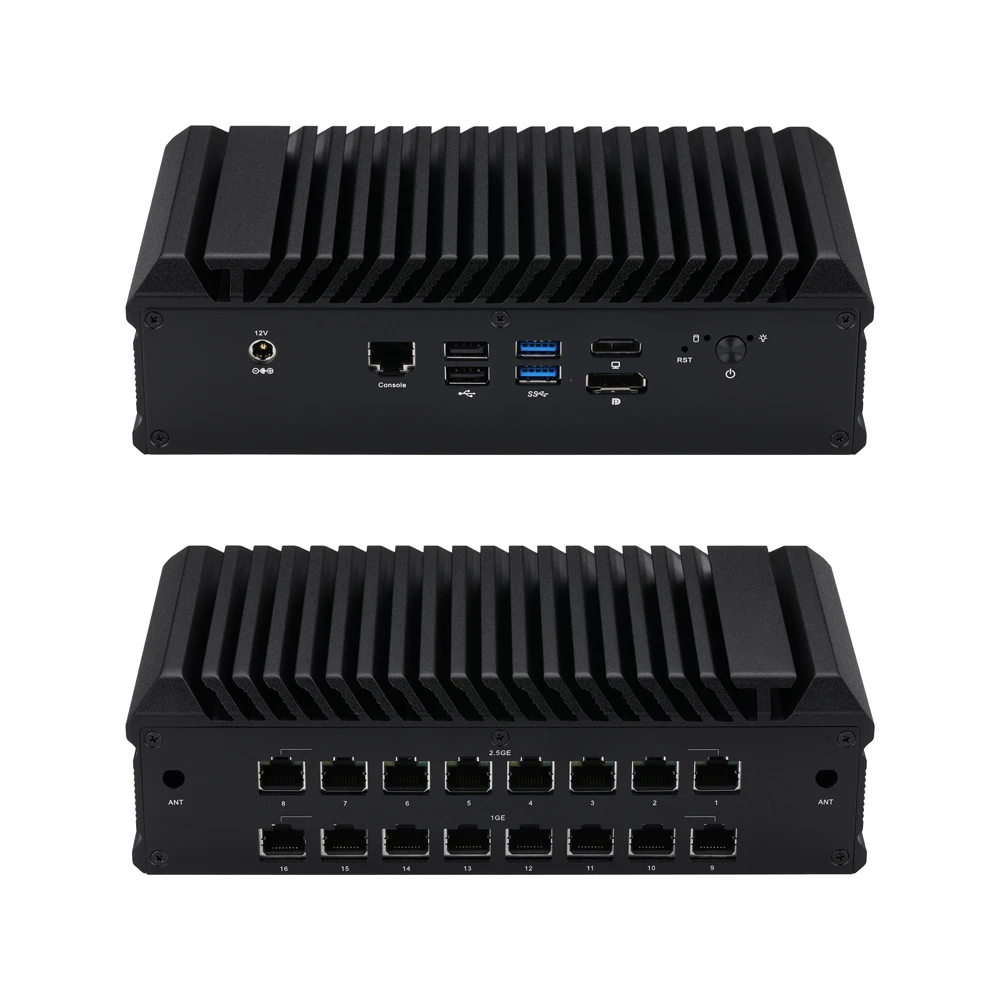Мини-компьютер Qotom Q1000GP без вентиляторов, 8*2.5G LAN, 8-го/10-го поколения, 4305U, 10110U, 8260U, 10710U, DP, 4 USB 3.0, Proxmox, Pfsense, 16 LAN-портов
Мини-компьютер Qotom Q1000GP без вентиляторов, 8*2.5G LAN, 8-го/10-го поколения, 4305U, 10110U, 8260U, 10710U, DP, 4 USB 3.0, Proxmox, Pfsense, 16 LAN-портов