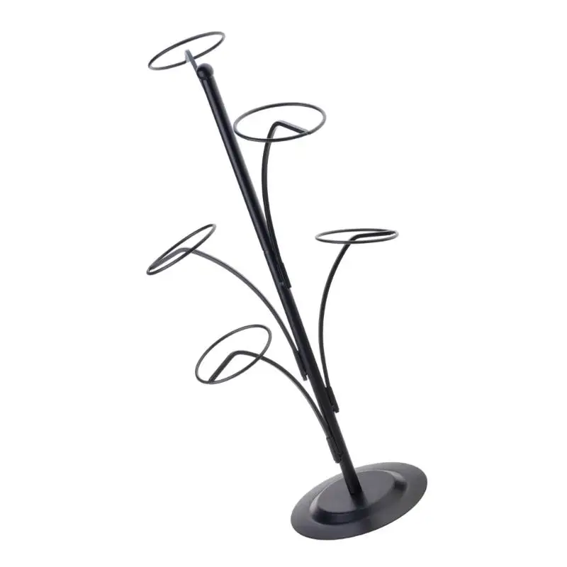 P9FE Baseball Cap Rack with 5 Round Standing Hooks Stable Base Hat Display Holder
P9FE Baseball Cap Rack with 5 Round Standing Hooks Stable Base Hat Display Holder