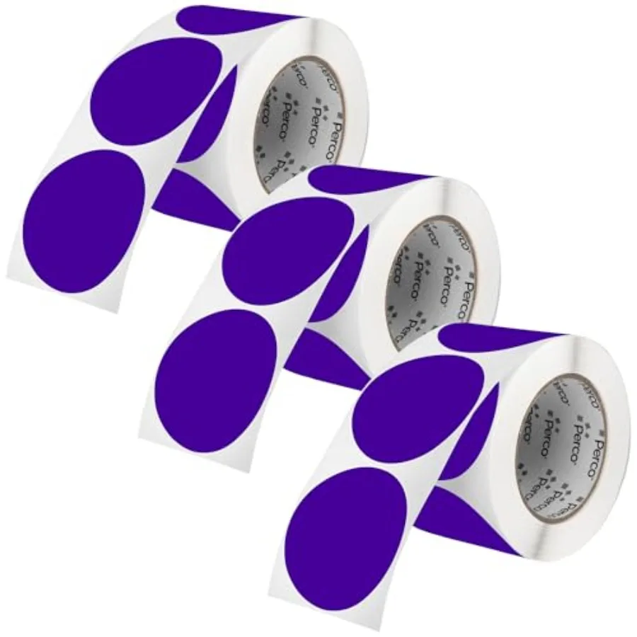 Inch Round Circle Dot Sticker Labels - Multi-Roll Pack 500 Labels Each - Permanent Adhesive Vibrant Colors Strong Hold - Perfor
Inch Round Circle Dot Sticker Labels - Multi-Roll Pack 500 Labels Each - Permanent Adhesive Vibrant Colors Strong Hold - Perfor