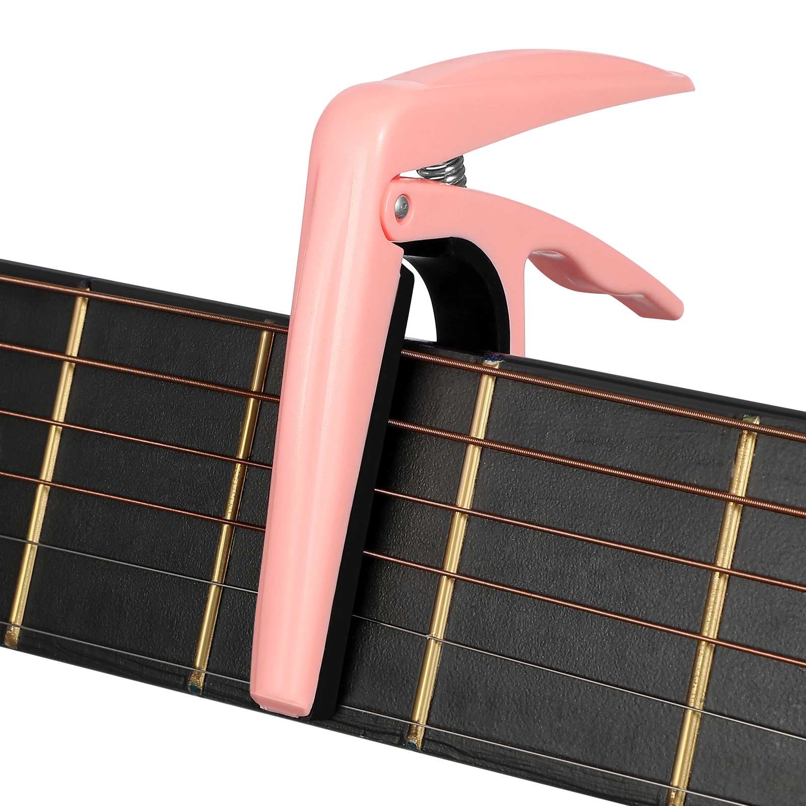 Pink Ukulele Capo Professional Single-Handed Zinc Alloy Clip-on for Acoustic Ukelele Silicone Padded Fretboard
Pink Ukulele Capo Professional Single-Handed Zinc Alloy Clip-on for Acoustic Ukelele Silicone Padded Fretboard