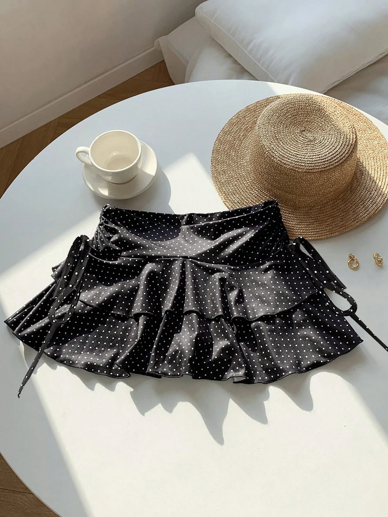 Wave Point Ballet Style White Sweet Girl Summer High Waist Slimming Half Skirt Versatile Casual A-line Skirt For Women
Wave Point Ballet Style White Sweet Girl Summer High Waist Slimming Half Skirt Versatile Casual A-line Skirt For Women