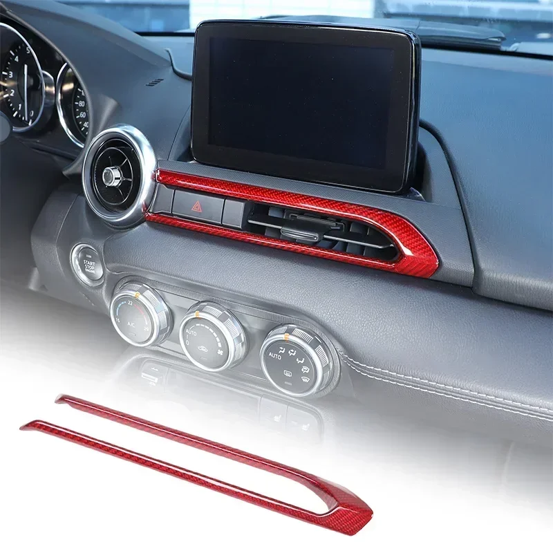 For Mazda MX-5 2016-2023 100%carbon fiber center control air outlet frame decorative sticker interior modification accessories
For Mazda MX-5 2016-2023 100%carbon fiber center control air outlet frame decorative sticker interior modification accessories