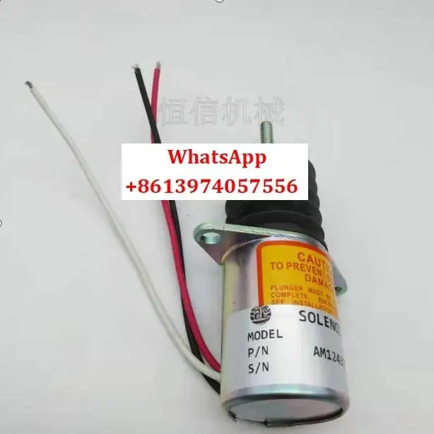 Excavator accessories 455 415 425 flameout solenoid valve AM124379 flameout switch
Excavator accessories 455 415 425 flameout solenoid valve AM124379 flameout switch