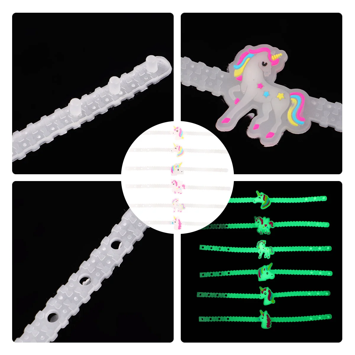 12 Pcs Luminous Bracelet Lightening Toy Glow Flash Bangle Girl Prize Creative PVC Cartoon Child Wristbands
12 Pcs Luminous Bracelet Lightening Toy Glow Flash Bangle Girl Prize Creative PVC Cartoon Child Wristbands