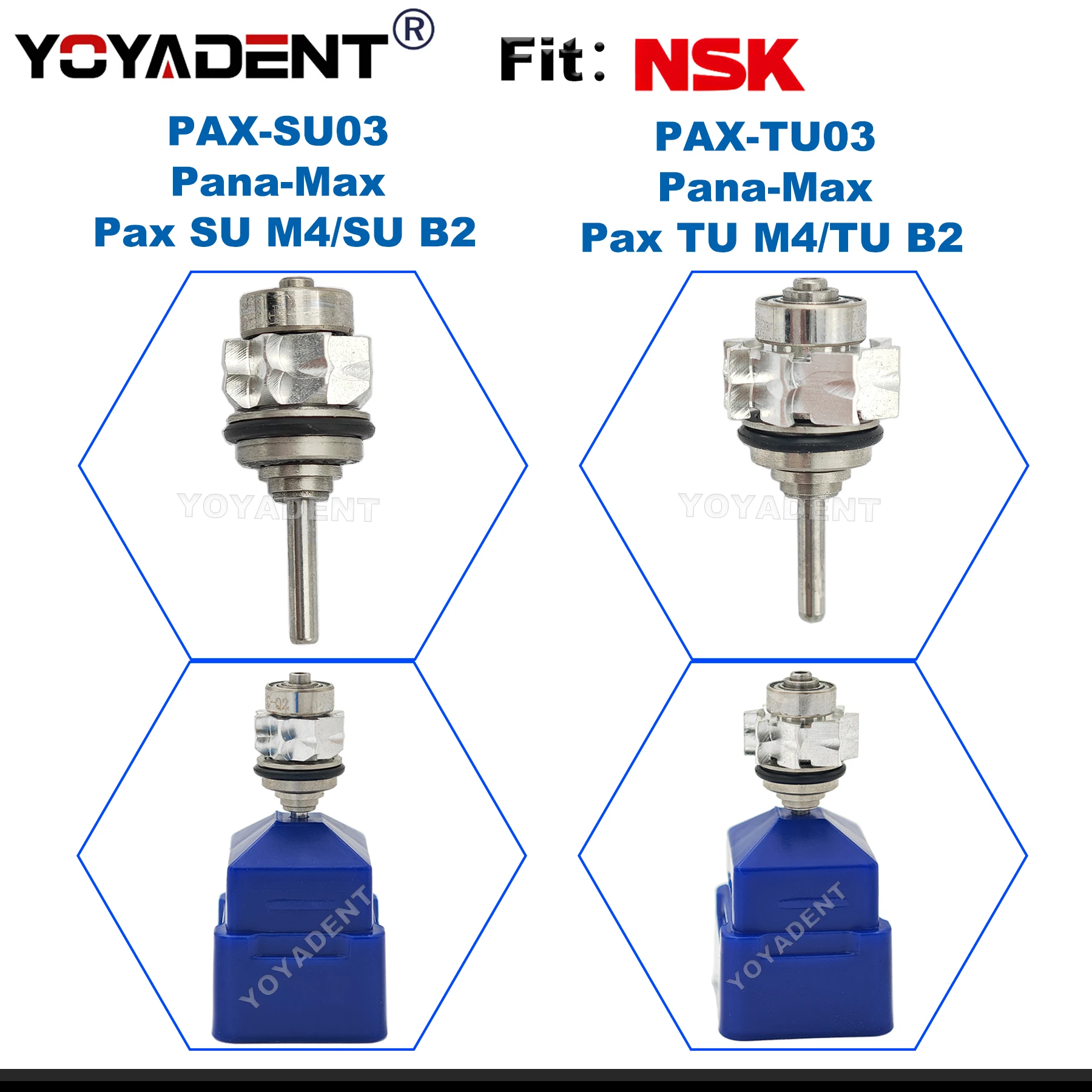 Dental Turbine Cartridge Rotor Fit NSK Pana-Max Pax SU/TU M4 B2 High Speed Handpiece PAX-SU03/TU03
Dental Turbine Cartridge Rotor Fit NSK Pana-Max Pax SU/TU M4 B2 High Speed Handpiece PAX-SU03/TU03