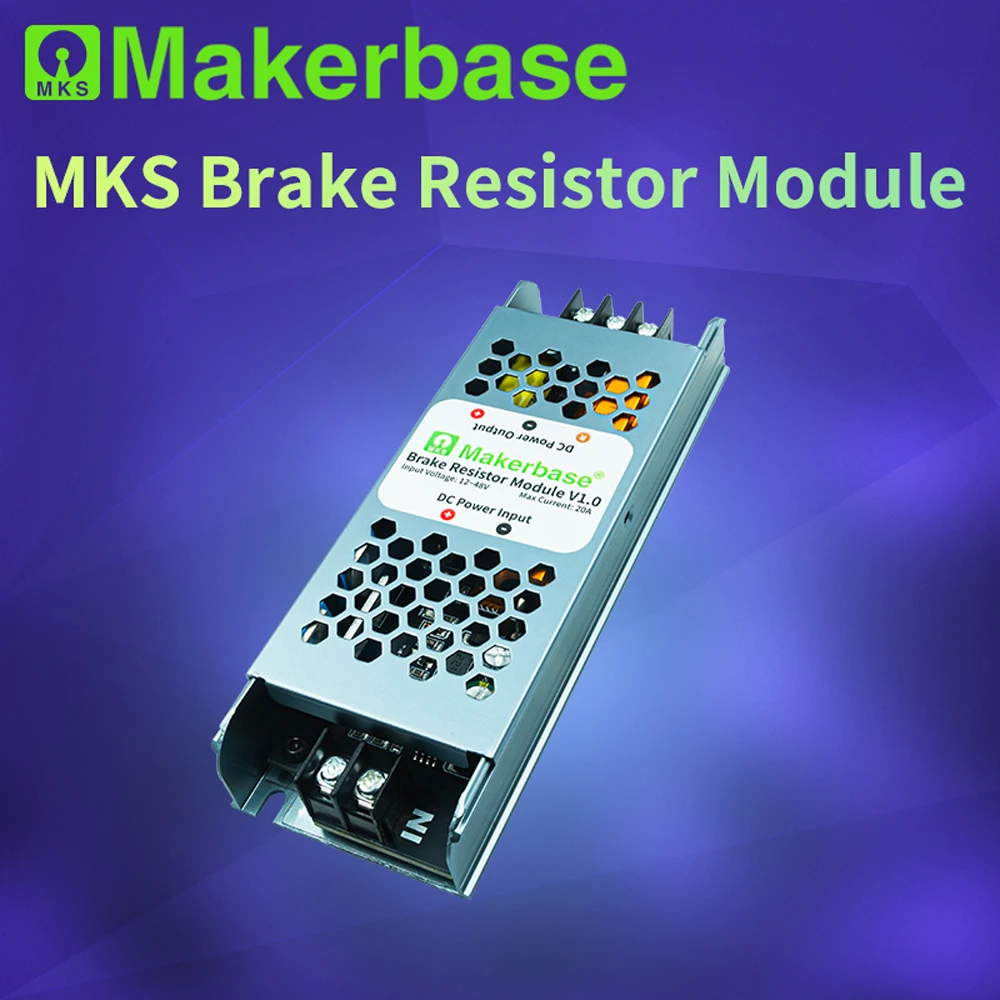 Makerbase MKS Brake Resistor Module Motor brake resistor module Motor deceleration power protection
Makerbase MKS Brake Resistor Module Motor brake resistor module Motor deceleration power protection