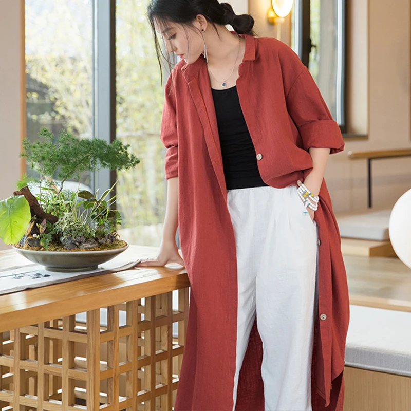 Cotton Linen Cardigan Women's Mid-Length Jacket Women's Shirt Skirt Sunscreen Outerwear Shawl Linen Cotton Top Summer Spring ...
Cotton Linen Cardigan Women's Mid-Length Jacket Women's Shirt Skirt Sunscreen Outerwear Shawl Linen Cotton Top Summer Spring ...
