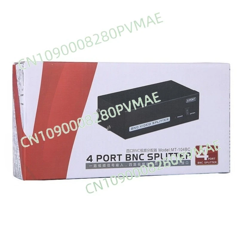4-портовый делитель видеосигнала BNC, разветвитель, делитель частоты 1 в 4 выхода MT-104BC
4-портовый делитель видеосигнала BNC, разветвитель, делитель частоты 1 в 4 выхода MT-104BC
