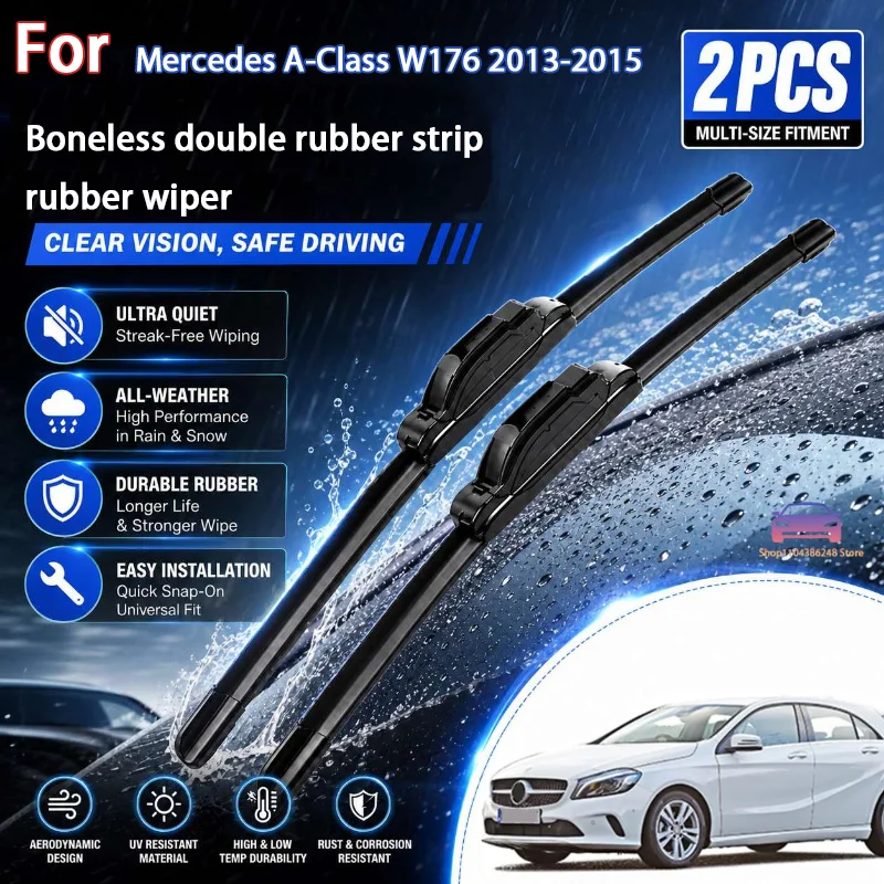 Front Wiper Blades For Mercedes A-Class W176 2013-2015 Windshield Windscreen Window Brush 24"+19" Modification Parts
Front Wiper Blades For Mercedes A-Class W176 2013-2015 Windshield Windscreen Window Brush 24"+19" Modification Parts