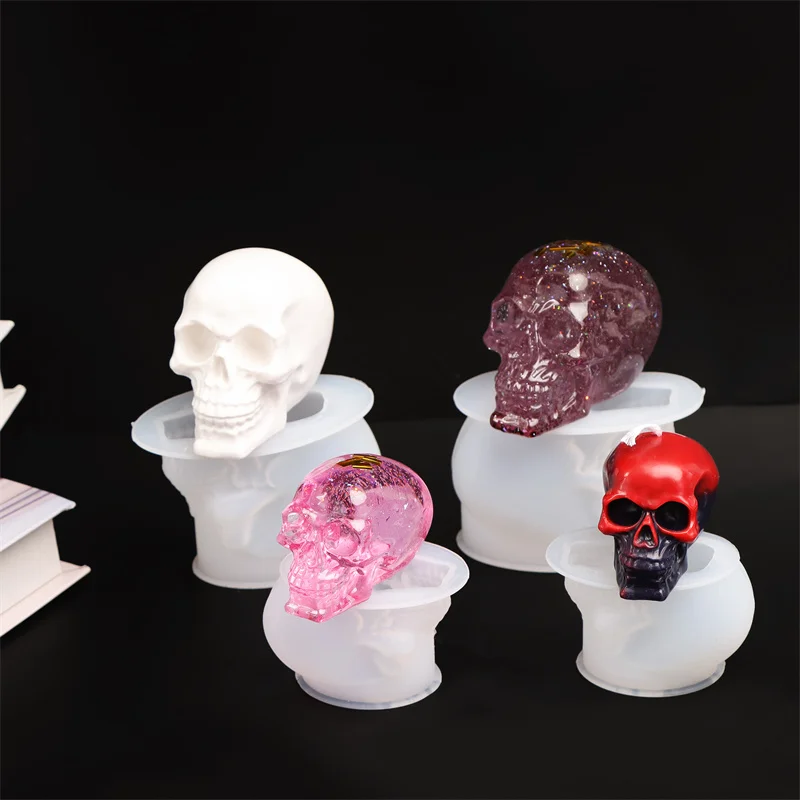 Skull Bone Shaped Silicone Candle Mold Halloween Head Skeleton DIY Plaster Mold Home Art Decoration Handmade Craft Gift
Skull Bone Shaped Silicone Candle Mold Halloween Head Skeleton DIY Plaster Mold Home Art Decoration Handmade Craft Gift
