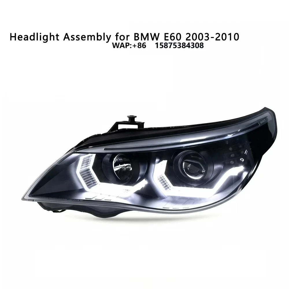New Headlight Assembly for 5 Series E60 2003-2010 LED Angel Eyes DRL 12V 70W 6500 Lumens 5500K Retrofit/Upgrade
New Headlight Assembly for 5 Series E60 2003-2010 LED Angel Eyes DRL 12V 70W 6500 Lumens 5500K Retrofit/Upgrade