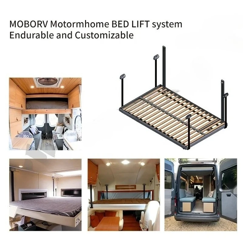 12V 24V 2026 Custom-Made Motorhome Part Camper Van Conversion Kits Aluminum Bed Lift
12V 24V 2026 Custom-Made Motorhome Part Camper Van Conversion Kits Aluminum Bed Lift