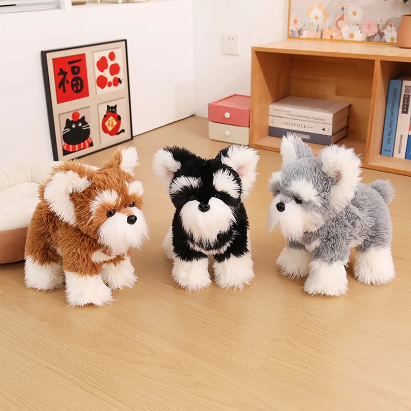 Kawaii Super Soft 4 type Dog Plushies Schnauzer White Terrier Dog Stuffed Toy Cuddly Lying Animal Puppy Plush Doll Sleep Toy
Kawaii Super Soft 4 type Dog Plushies Schnauzer White Terrier Dog Stuffed Toy Cuddly Lying Animal Puppy Plush Doll Sleep Toy