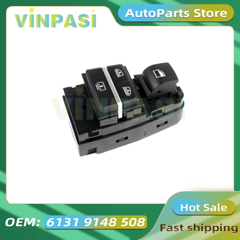 Кнопка переключателя подъема окна подходит для BMW 5 6 7 серии F01 F10 F11 F12 F13 Электрический переключатель управления окном водителя 61319352183
Кнопка переключателя подъема окна подходит для BMW 5 6 7 серии F01 F10 F11 F12 F13 Электрический переключатель управления окном водителя 61319352183