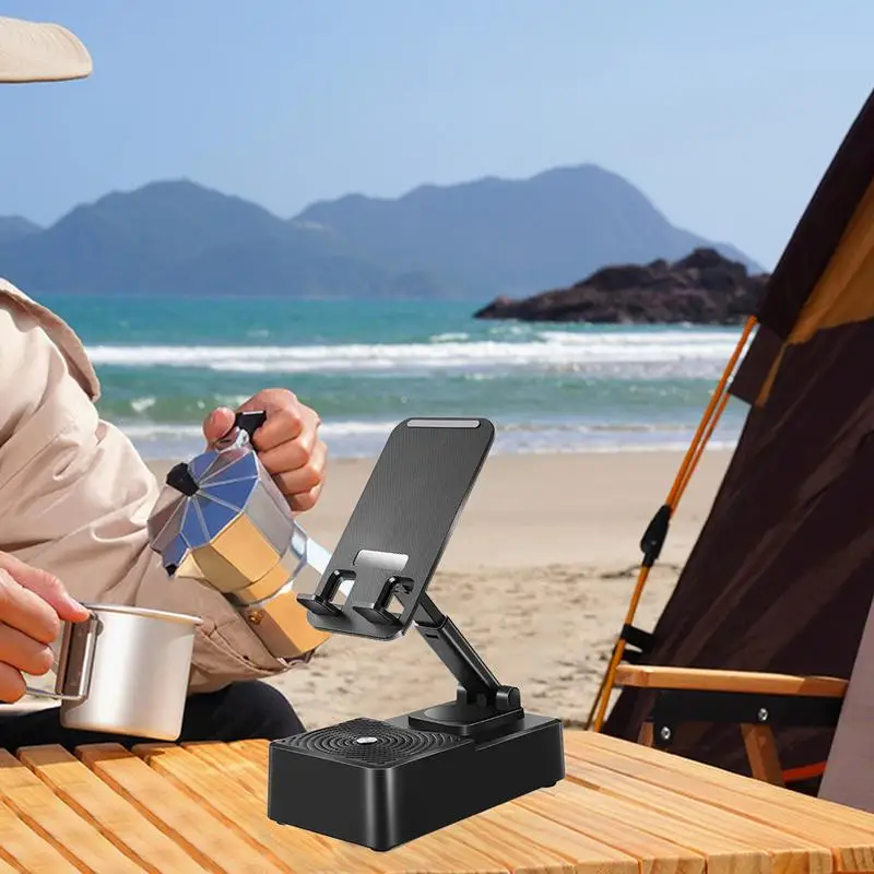 Foldable Desk Phone Mount Foldable Desktop Adjustable Phone Holder And 360 Degree Rotating Tablet Stand With Wireless Speaker
Foldable Desk Phone Mount Foldable Desktop Adjustable Phone Holder And 360 Degree Rotating Tablet Stand With Wireless Speaker