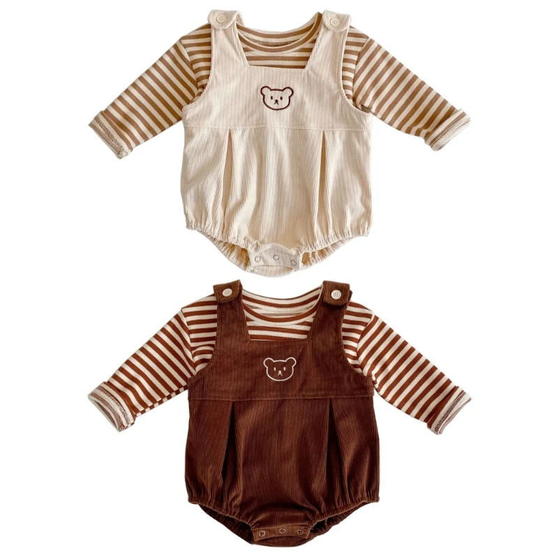Long Sleeves Sweatshirt Baby Girls Boys Rompers Infant Cute Suspenders Jumpsuits
Long Sleeves Sweatshirt Baby Girls Boys Rompers Infant Cute Suspenders Jumpsuits