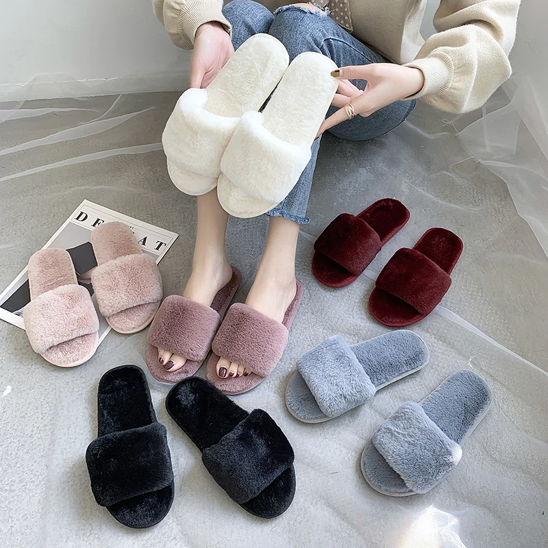 2025 Women Slippers Winter House Furry Slippers Non-Slip Casual Indoor Flats Floor Shoes Ladies Warm Solid Colors Slides Women
2025 Women Slippers Winter House Furry Slippers Non-Slip Casual Indoor Flats Floor Shoes Ladies Warm Solid Colors Slides Women