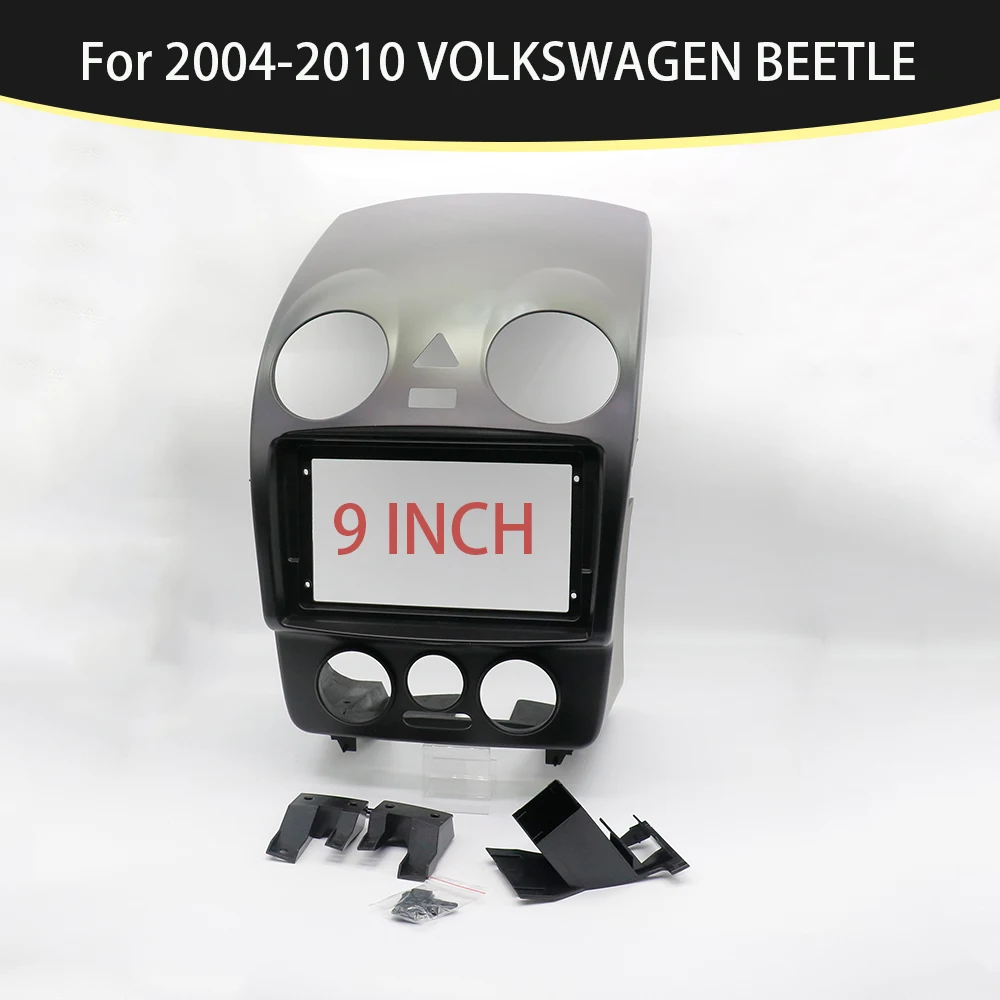 SUITABLE FOR 2004-2010 VOLKSWAGEN BEETLE 9 Inch Car Frame Fascia Adapter Bezel Android Radio Audio Dash Panel Kit
SUITABLE FOR 2004-2010 VOLKSWAGEN BEETLE 9 Inch Car Frame Fascia Adapter Bezel Android Radio Audio Dash Panel Kit