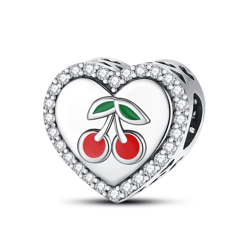 Hot Sale 925 Sterling SilverFruit heart-shaped Charms Fit Original Pandora Bracelet For Women DIY Bead Fashion Jewelry
Hot Sale 925 Sterling SilverFruit heart-shaped Charms Fit Original Pandora Bracelet For Women DIY Bead Fashion Jewelry