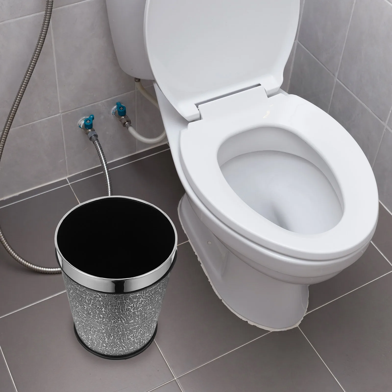 1pcs Pu Trash Bin Round No Lid Household Garbage Container For Living Room Bedroom Office Home Waste Bucket
1pcs Pu Trash Bin Round No Lid Household Garbage Container For Living Room Bedroom Office Home Waste Bucket