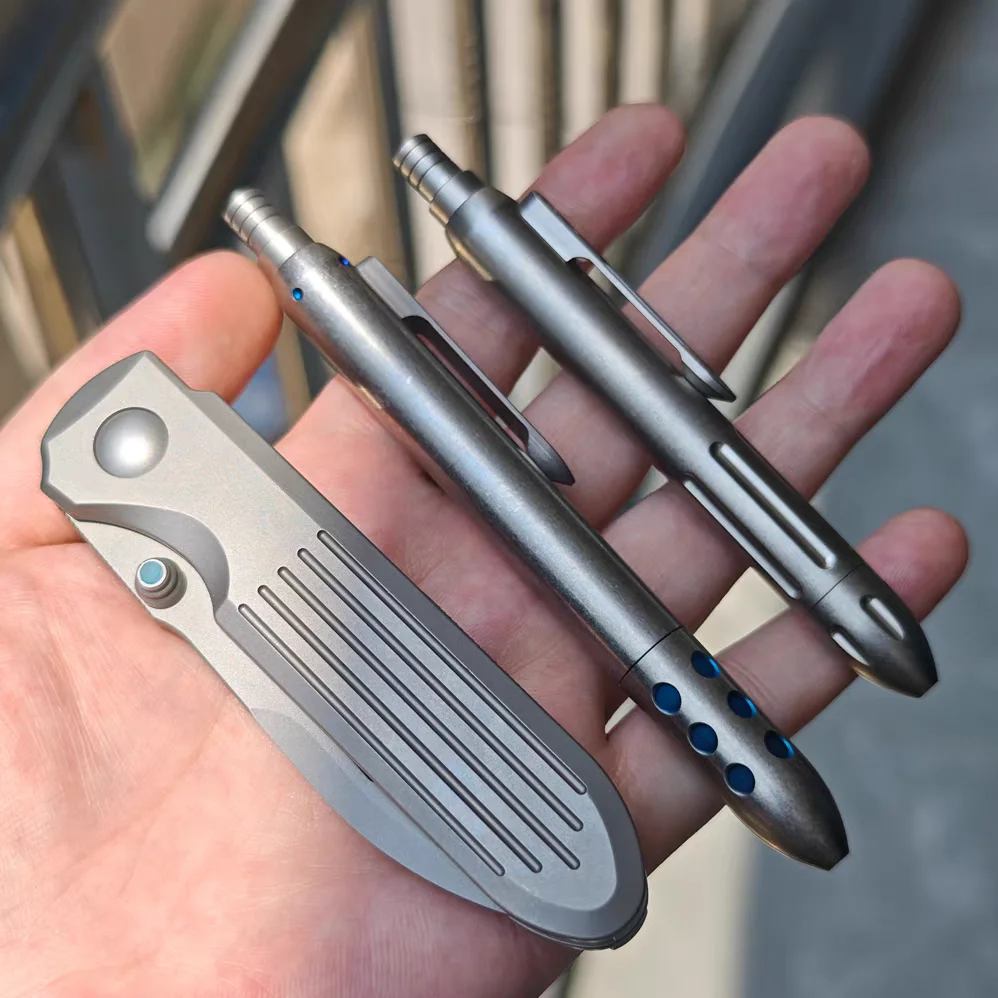 Titanium Alloy Press Pen | Edc Precision Writing Tools, High-End Titanium Metal Pens
Titanium Alloy Press Pen | Edc Precision Writing Tools, High-End Titanium Metal Pens
