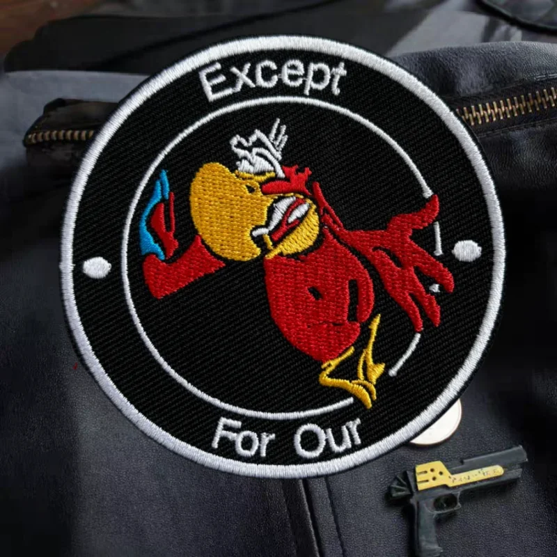 Except for Our 3D Embroidery Patch Tactical Hook and Loop Morale Badge Backpack Hats Decorative Stickers Patches for Clothing
Except for Our 3D Embroidery Patch Tactical Hook and Loop Morale Badge Backpack Hats Decorative Stickers Patches for Clothing