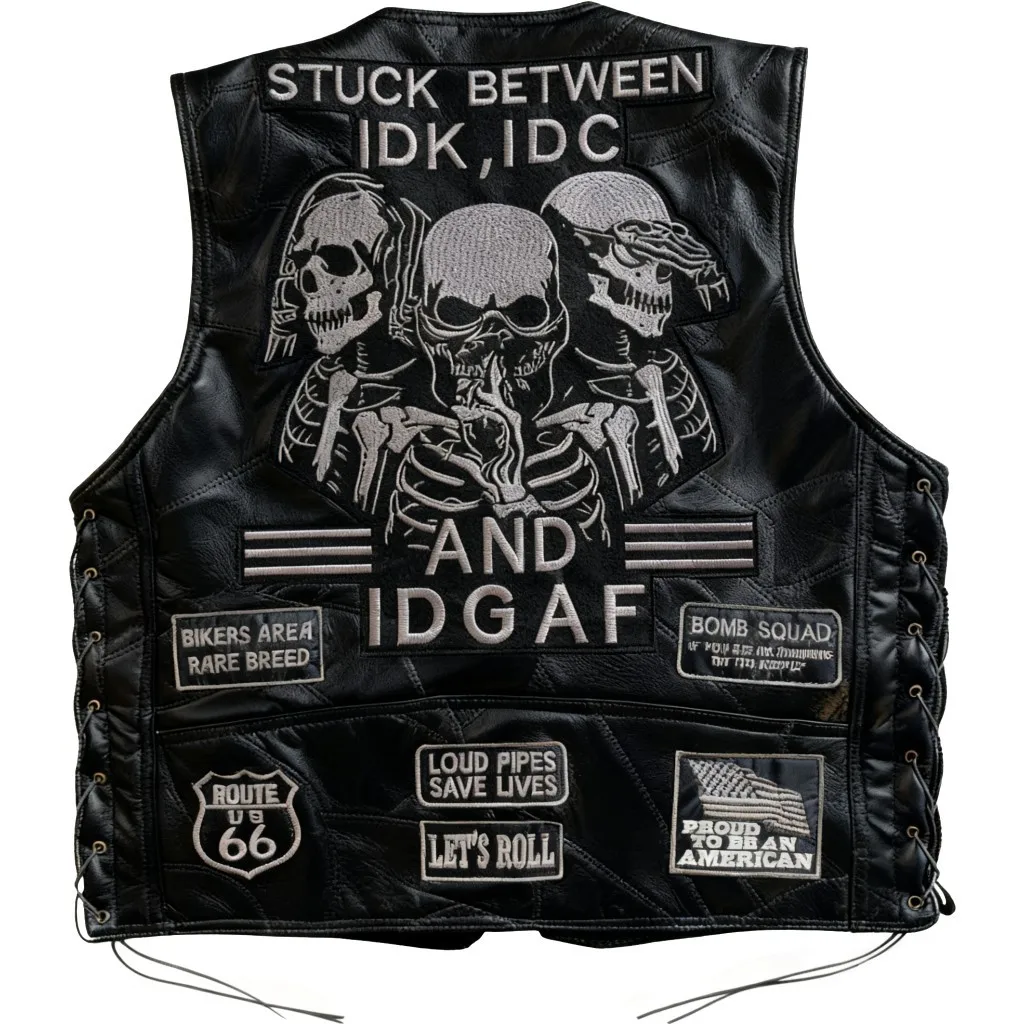 Ретро-мотоциклетная куртка для мужчин, винтажный мото-жилет из натуральной кожи, одежда для гонщиков, байкерский жилет, вышитый жилет без рукавов
Ретро-мотоциклетная куртка для мужчин, винтажный мото-жилет из натуральной кожи, одежда для гонщиков, байкерский жилет, вышитый жилет без рукавов