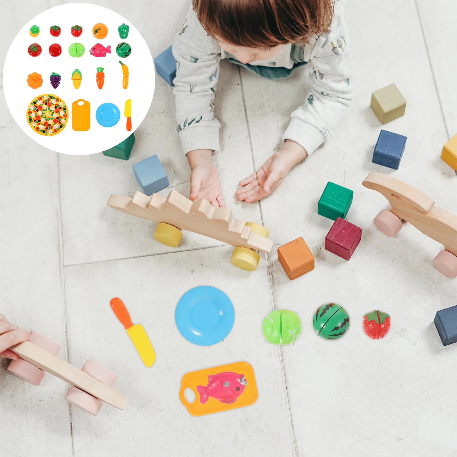 1Set Simulation Kitchen Cutting Playset Kids Fruits Vegetables Cutting Educational Pretend Cognitive Game
1Set Simulation Kitchen Cutting Playset Kids Fruits Vegetables Cutting Educational Pretend Cognitive Game