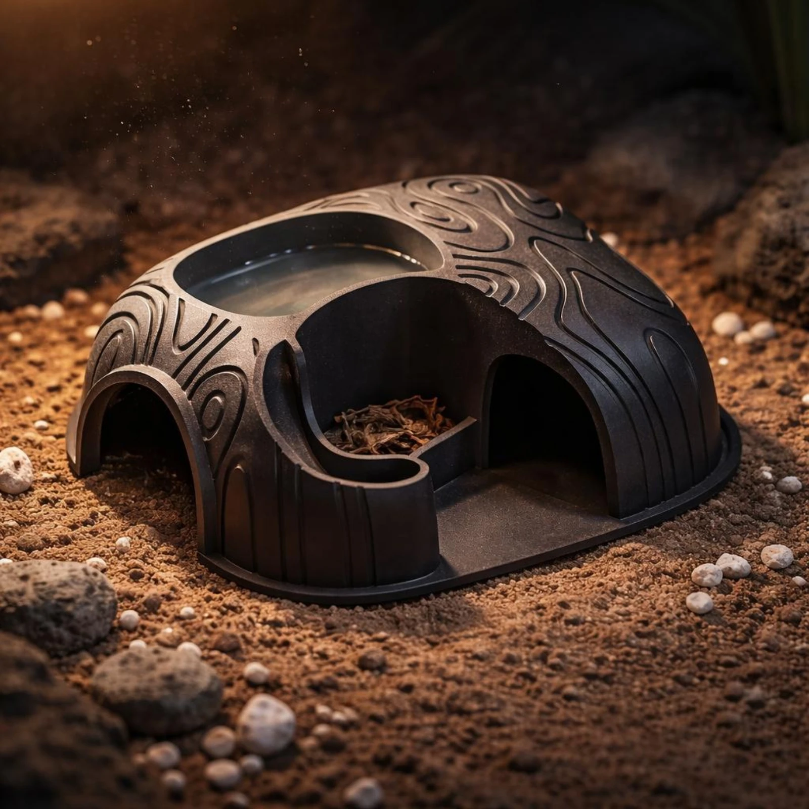 Lizard Food Water Hide Natural Log Look Herpetological Hideout Cave Snake Hiding House Heavy Duty Gecko Shelter Bowl Polished
Lizard Food Water Hide Natural Log Look Herpetological Hideout Cave Snake Hiding House Heavy Duty Gecko Shelter Bowl Polished