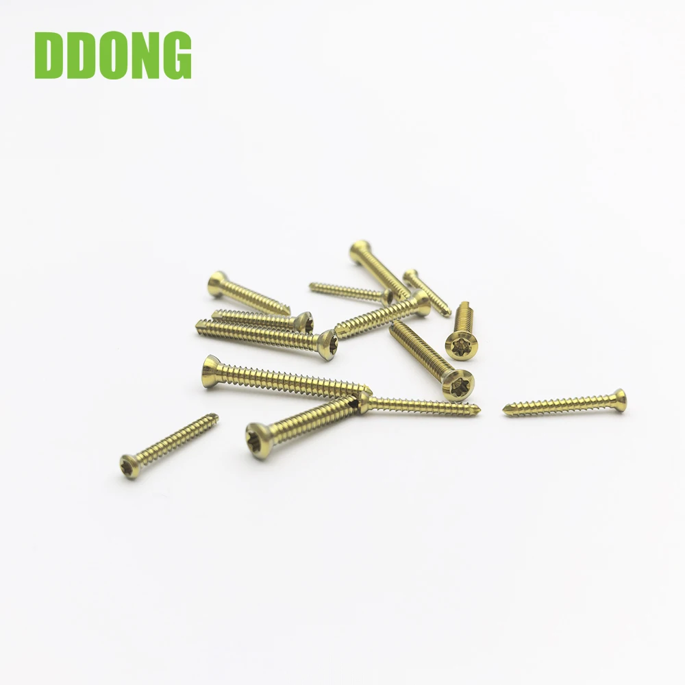 1.5mm Titanium Self-tapping Cortical Screw,Veterinary Orthopedics Implants,Pet surgical materials,Cat and Dog Medical
1.5mm Titanium Self-tapping Cortical Screw,Veterinary Orthopedics Implants,Pet surgical materials,Cat and Dog Medical