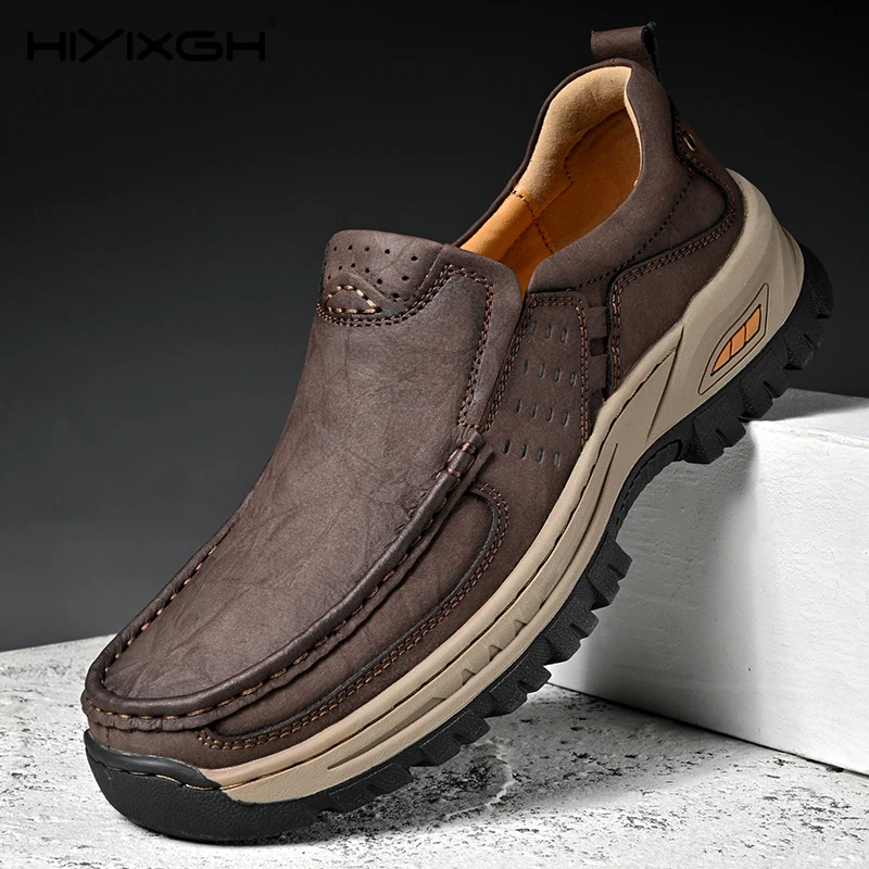 Brand Men Shoes High Quality Genuine Leather Men's Casual Shoes Slip On Comfort Business Man Flats Shoes Outdoor Men Work
Brand Men Shoes High Quality Genuine Leather Men's Casual Shoes Slip On Comfort Business Man Flats Shoes Outdoor Men Work