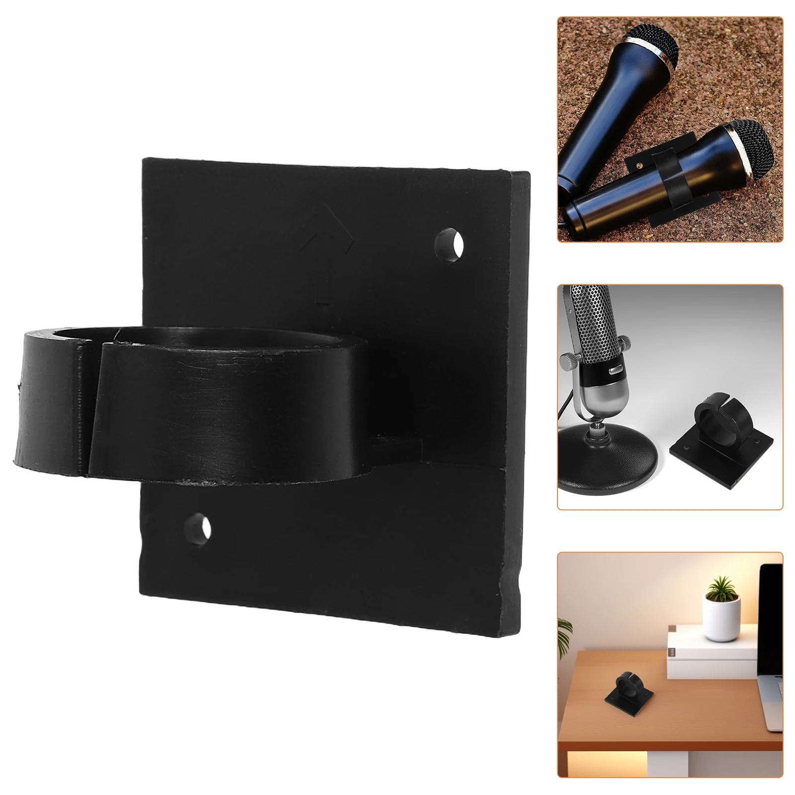 4pcs Microphone Clips Black Small Square Universal Mic Holder Bracket PVC Board Compatible Logo Display Customizable Stable
4pcs Microphone Clips Black Small Square Universal Mic Holder Bracket PVC Board Compatible Logo Display Customizable Stable