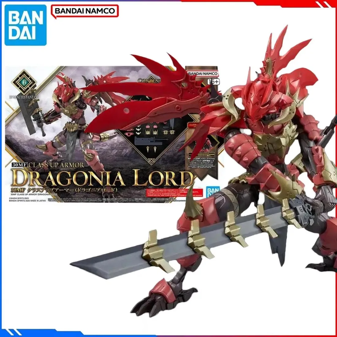 Оригинальный конструктор Bandai 30MF 30ML: Модель из аниме «Класс Ап Армор» — Драконий Лорд. Игрушка-фигурка для сборки. Подарок для мальчика.
Оригинальный конструктор Bandai 30MF 30ML: Модель из аниме «Класс Ап Армор» — Драконий Лорд. Игрушка-фигурка для сборки. Подарок для мальчика.