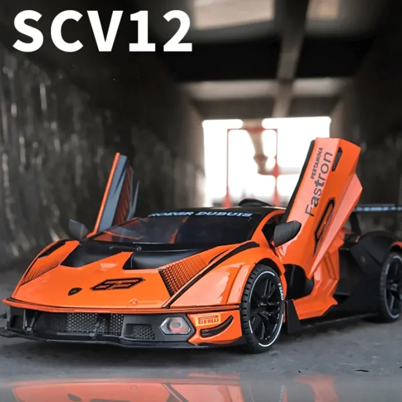 1:24 Lambos Essenza SCV12 Alloy Sports Car Model Diecast Sound Super Racing Lifting Tail Hot Car Wheel Gifts
1:24 Lambos Essenza SCV12 Alloy Sports Car Model Diecast Sound Super Racing Lifting Tail Hot Car Wheel Gifts