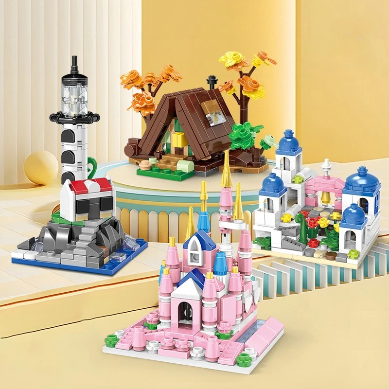 Children's DIY Educational Building Blocks Set: Triangle House, Castle, Lighthouse Model Toys-Perfect As A Holiday Gift
Children's DIY Educational Building Blocks Set: Triangle House, Castle, Lighthouse Model Toys-Perfect As A Holiday Gift