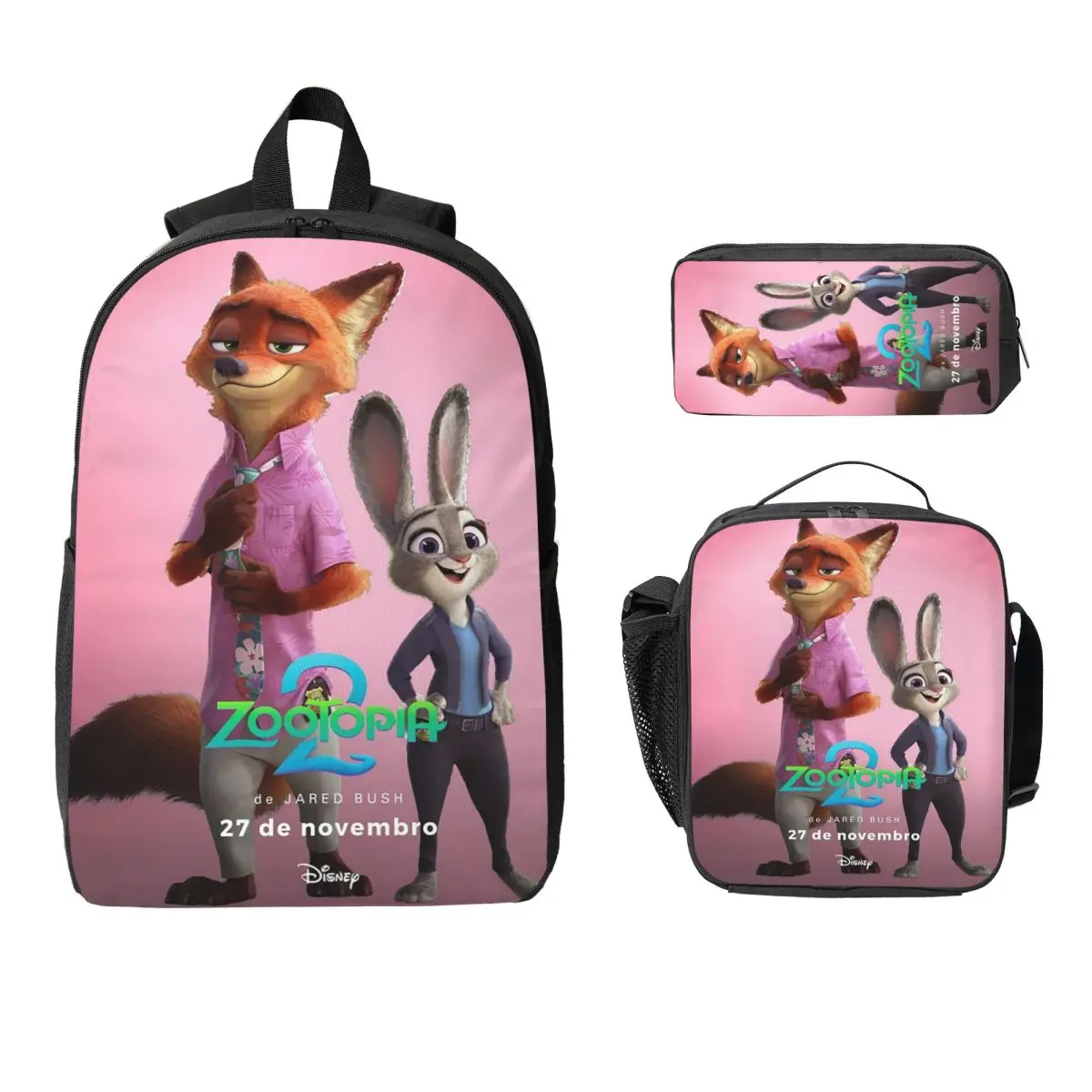Cartoon Zootopia 2 Backpack Student Boys Girls BookBag School Bag Computer Shoulder Bags 3ps Insulated Lunch Bag Pencil Case
Cartoon Zootopia 2 Backpack Student Boys Girls BookBag School Bag Computer Shoulder Bags 3ps Insulated Lunch Bag Pencil Case