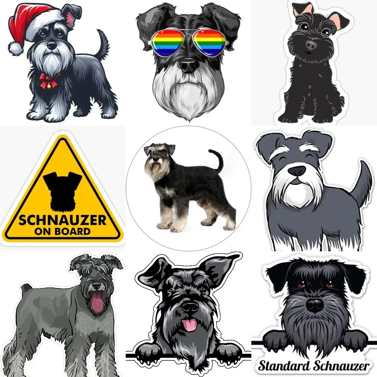 Cute Schnauzer Dog Pet Creative PVC Sticker for Decorate Car Motorcycle Laptop Camper Off Road Helmet Room Decal Accessories
Cute Schnauzer Dog Pet Creative PVC Sticker for Decorate Car Motorcycle Laptop Camper Off Road Helmet Room Decal Accessories