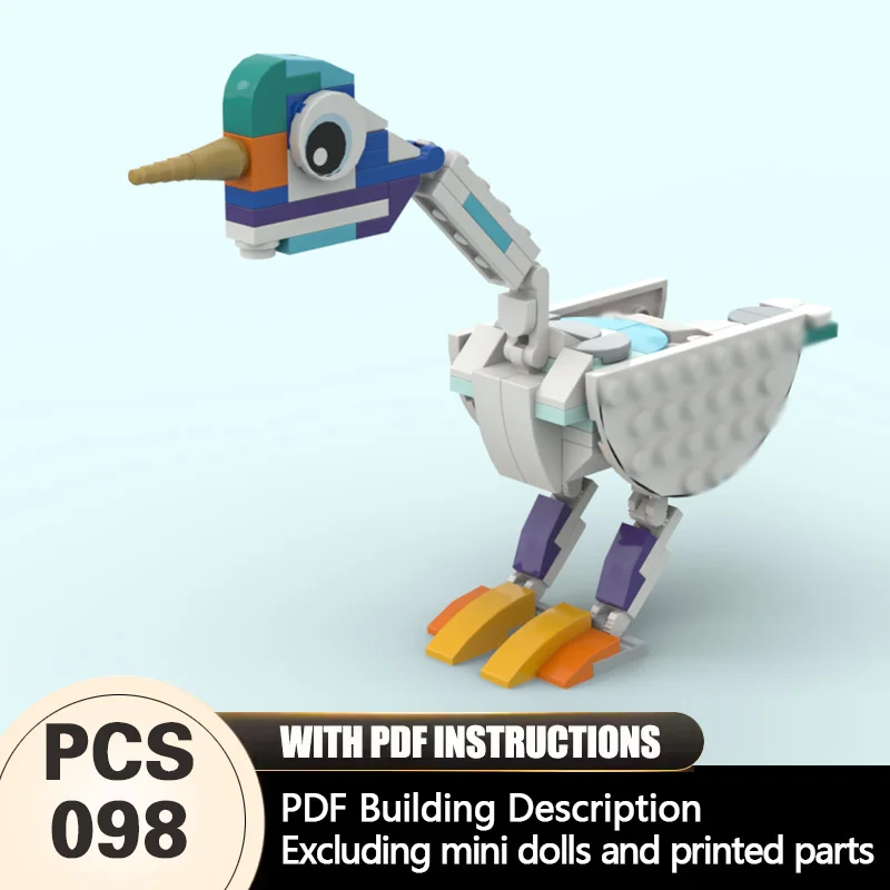 Creators Animal Series Model MOC Building Bricks White Waterfowl Modular Technology Gifts Holiday Assemble Children Toys Suit
Creators Animal Series Model MOC Building Bricks White Waterfowl Modular Technology Gifts Holiday Assemble Children Toys Suit