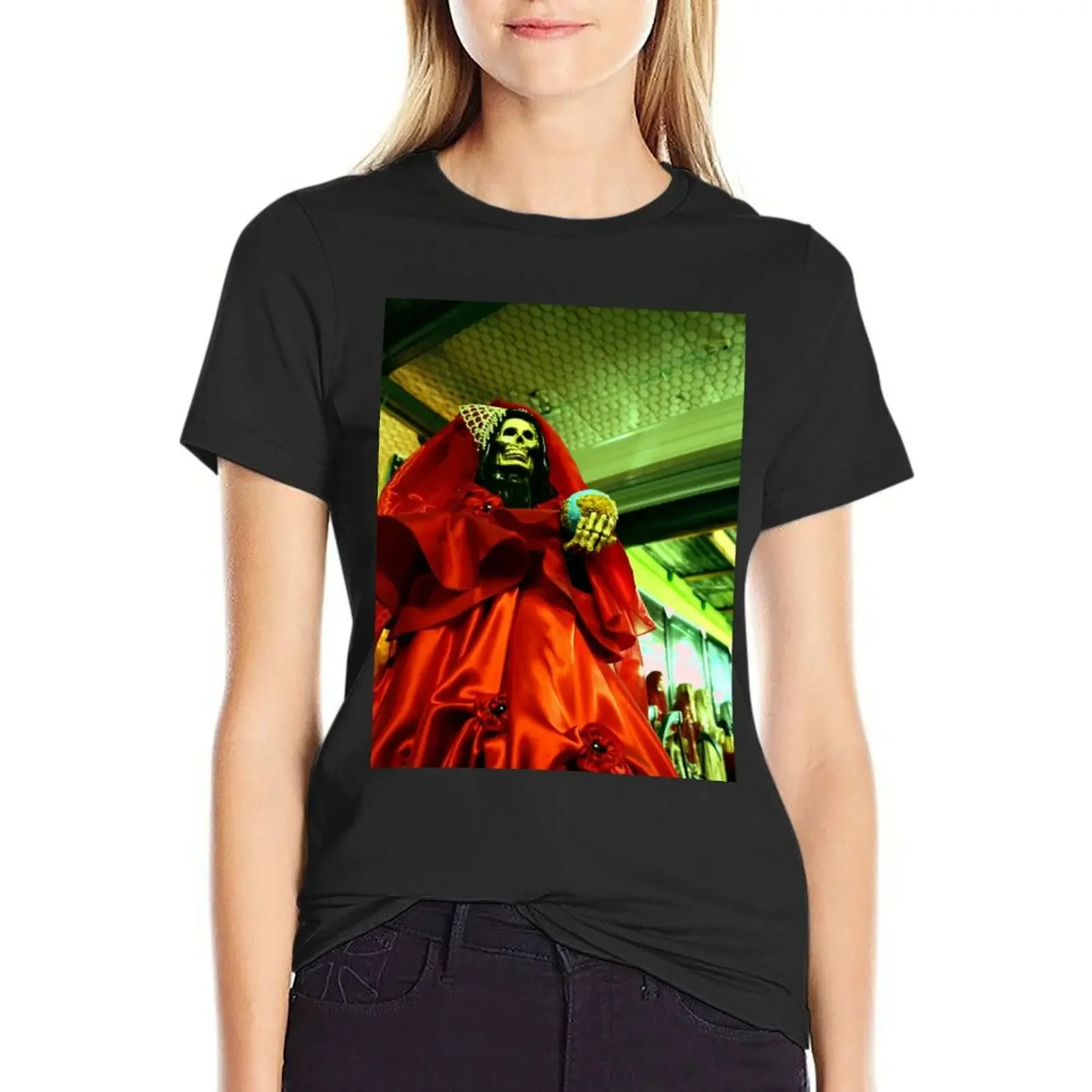 Cult of Santa Muerte T-Shirt lady clothes summer clothes animal prinfor Women t-shirts
Cult of Santa Muerte T-Shirt lady clothes summer clothes animal prinfor Women t-shirts