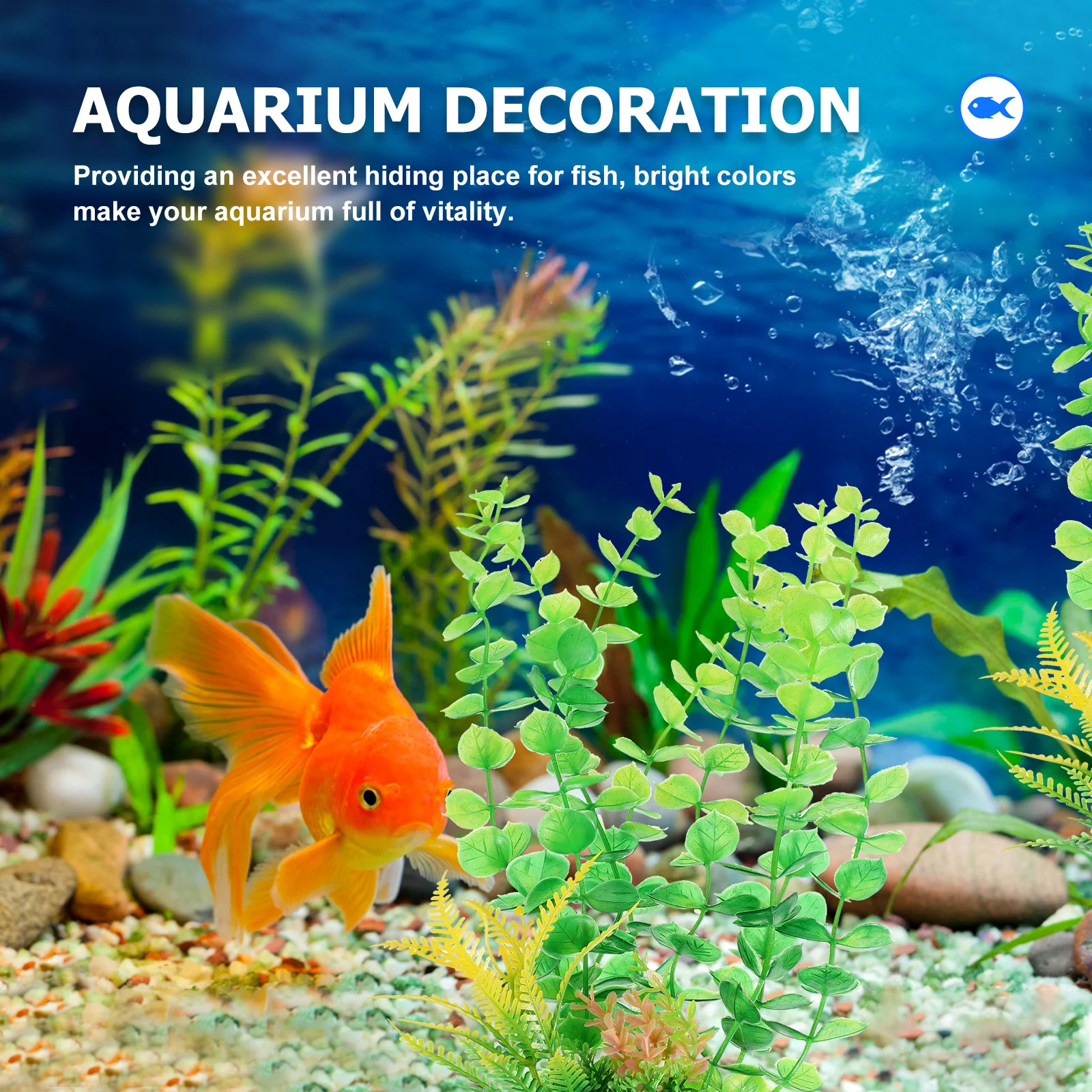 2Pcs Water Grass Decoration Floating Aquarium Plants for Fish Tank Vivid Textured Details Replaceable Decorative Faux
2Pcs Water Grass Decoration Floating Aquarium Plants for Fish Tank Vivid Textured Details Replaceable Decorative Faux