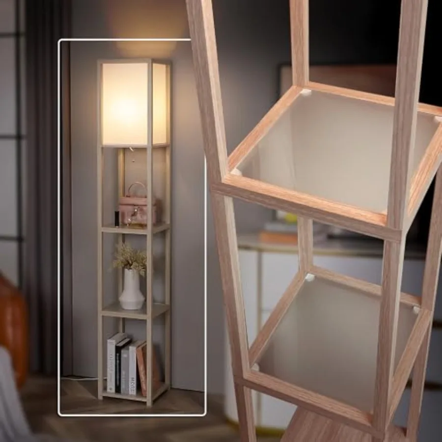 Floor Lamp with Shelves Tall Standing Lamp with Tempered Glass Tiers Modern Minimalist Floor Lamp for Bedroom Living Room or Co
Floor Lamp with Shelves Tall Standing Lamp with Tempered Glass Tiers Modern Minimalist Floor Lamp for Bedroom Living Room or Co