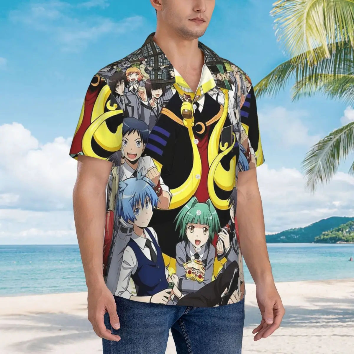 Assassination Classroom Octopus Koro Sensei Hawaiian Shirts Funny Men Short Sleeve Shirt for Summer Beach Men's Button Tops
Assassination Classroom Octopus Koro Sensei Hawaiian Shirts Funny Men Short Sleeve Shirt for Summer Beach Men's Button Tops